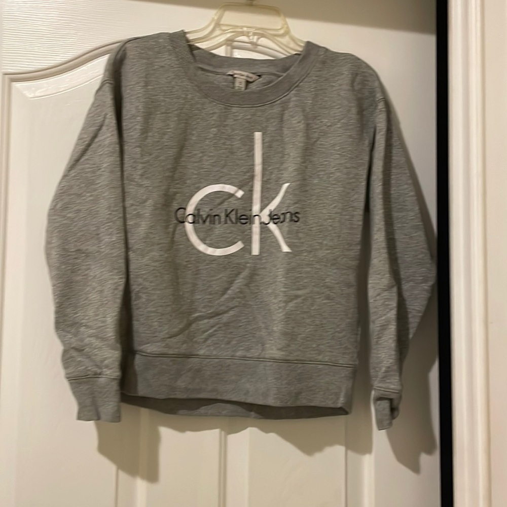 Gray Calvin Klein Crewneck